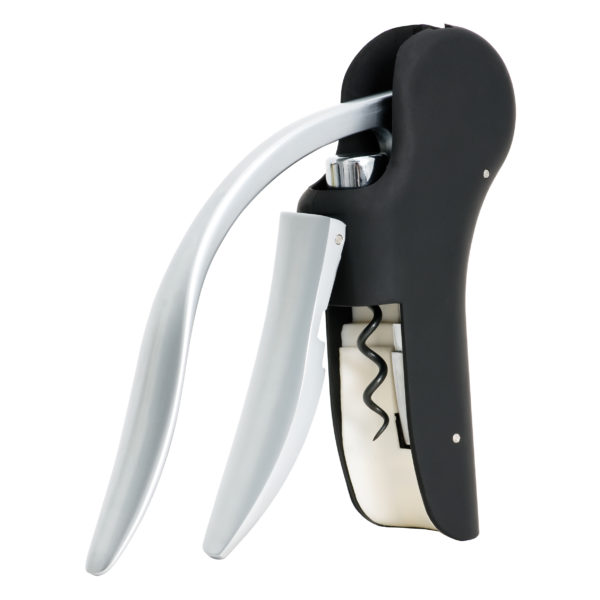 Nautilus Easy Lever Corkscrew Gift Set in Black by True